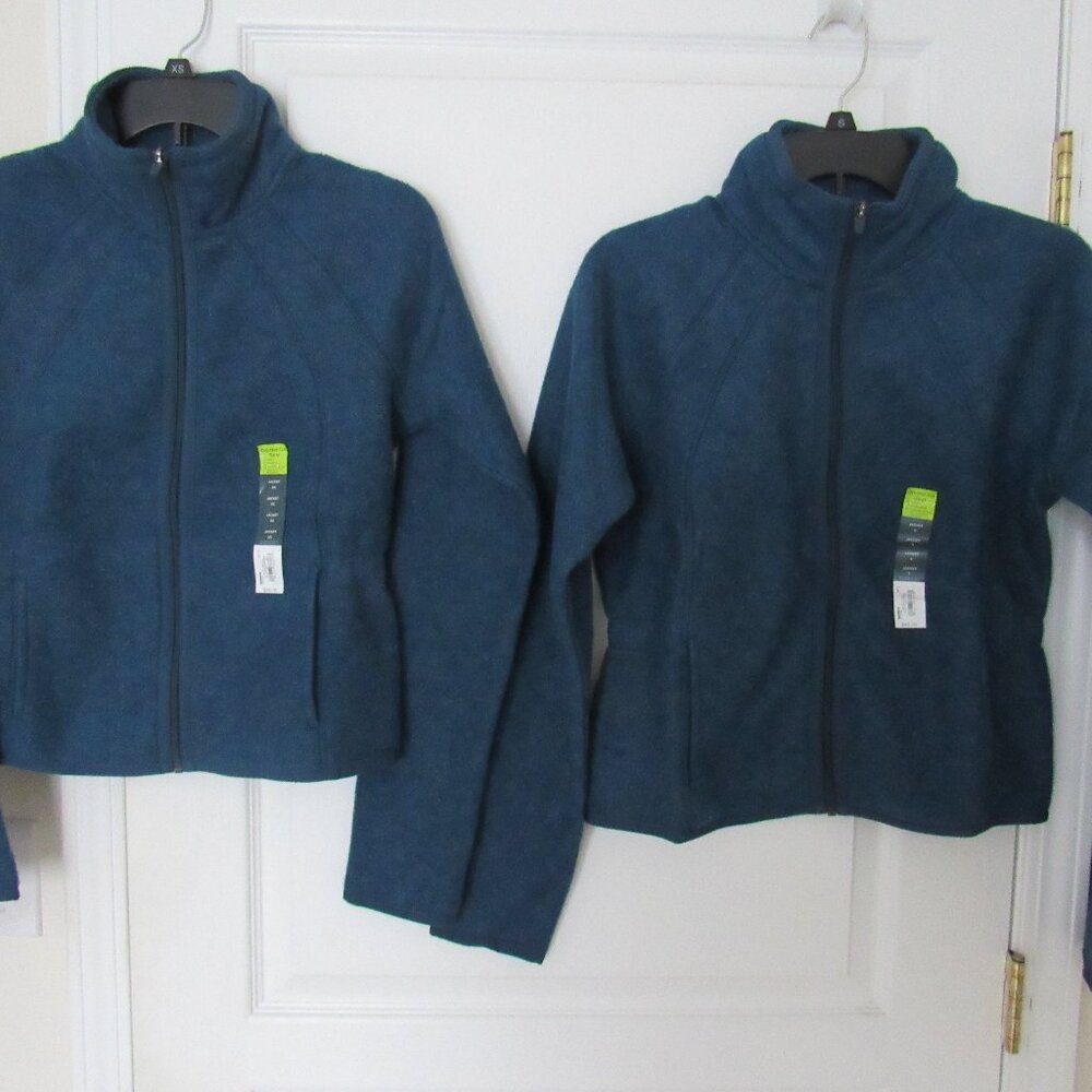 NEW WITH TAGS: WOMEN'S $40 TEK GEAR FLEECE JACKET:CHOOSE SIZE XS or S